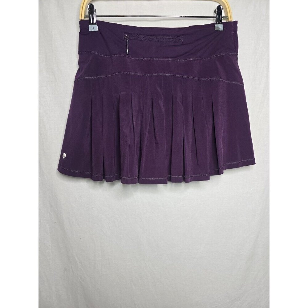 Lululemon 6 Tall Circuit Breaker Skirt Darkest Magenta Plum- Rare